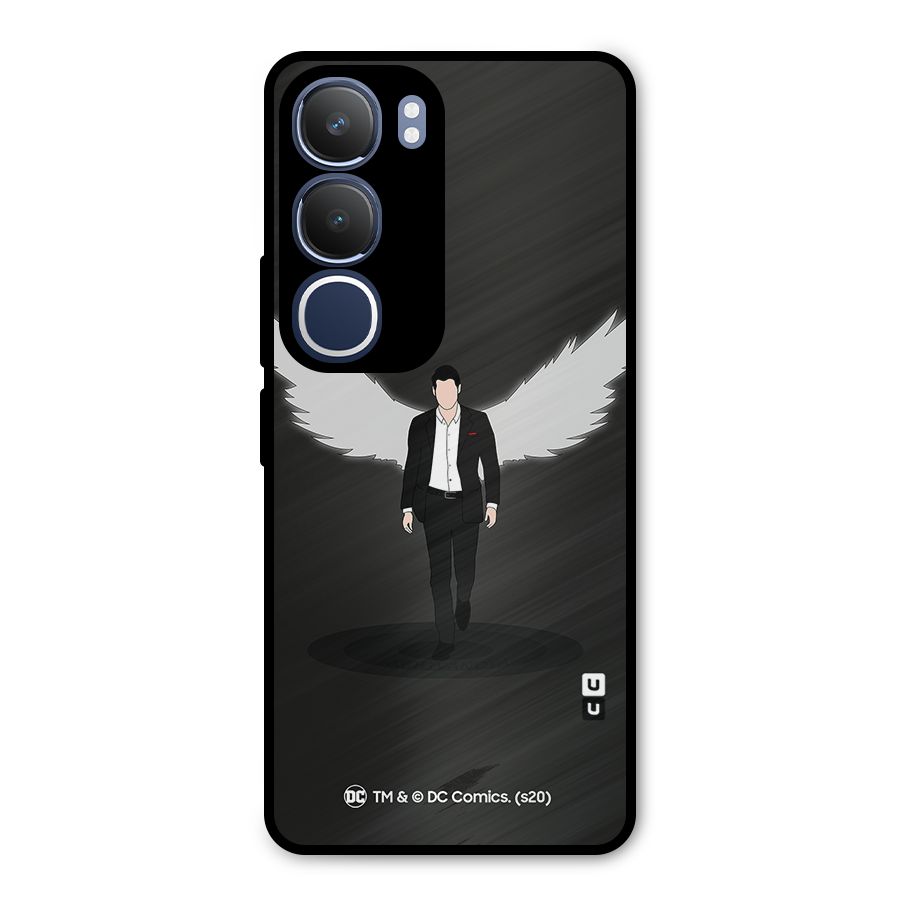 Lucifer Minimalistic Archangel Art Metal Back Case for Vivo Y29