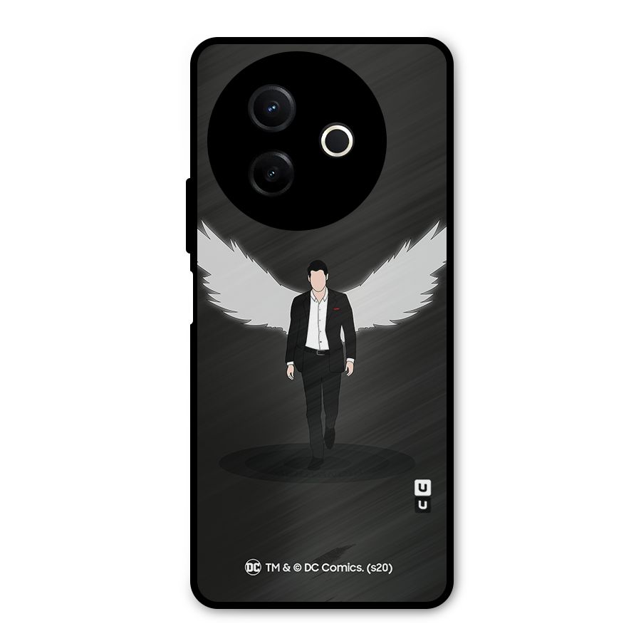 Lucifer Minimalistic Archangel Art Metal Back Case for Vivo Y39