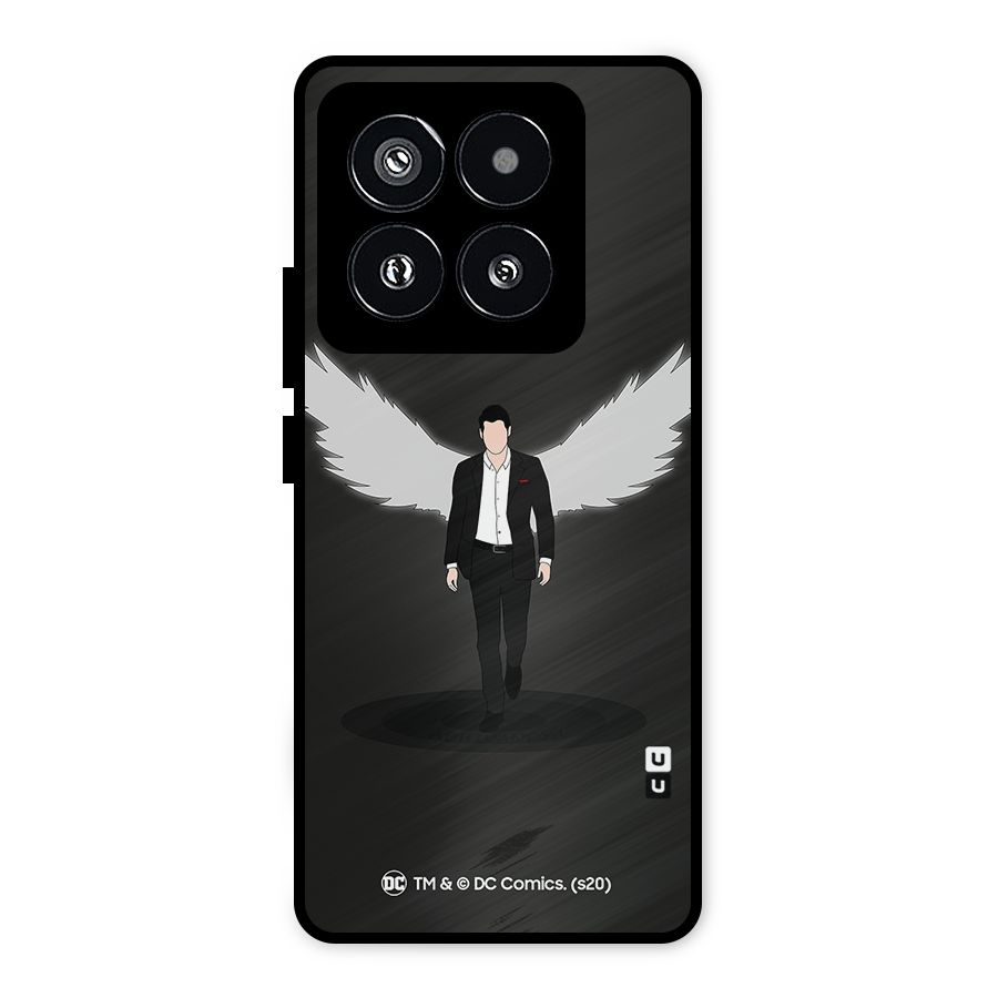 Lucifer Minimalistic Archangel Art Metal Back Case for Xiaomi 14 Pro