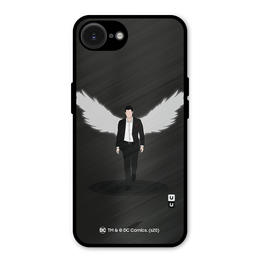 Lucifer Minimalistic Archangel Art Metal Back Case for iPhone 16e