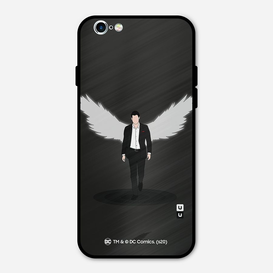 Lucifer Minimalistic Archangel Art Metal Back Case for iPhone 6 6s