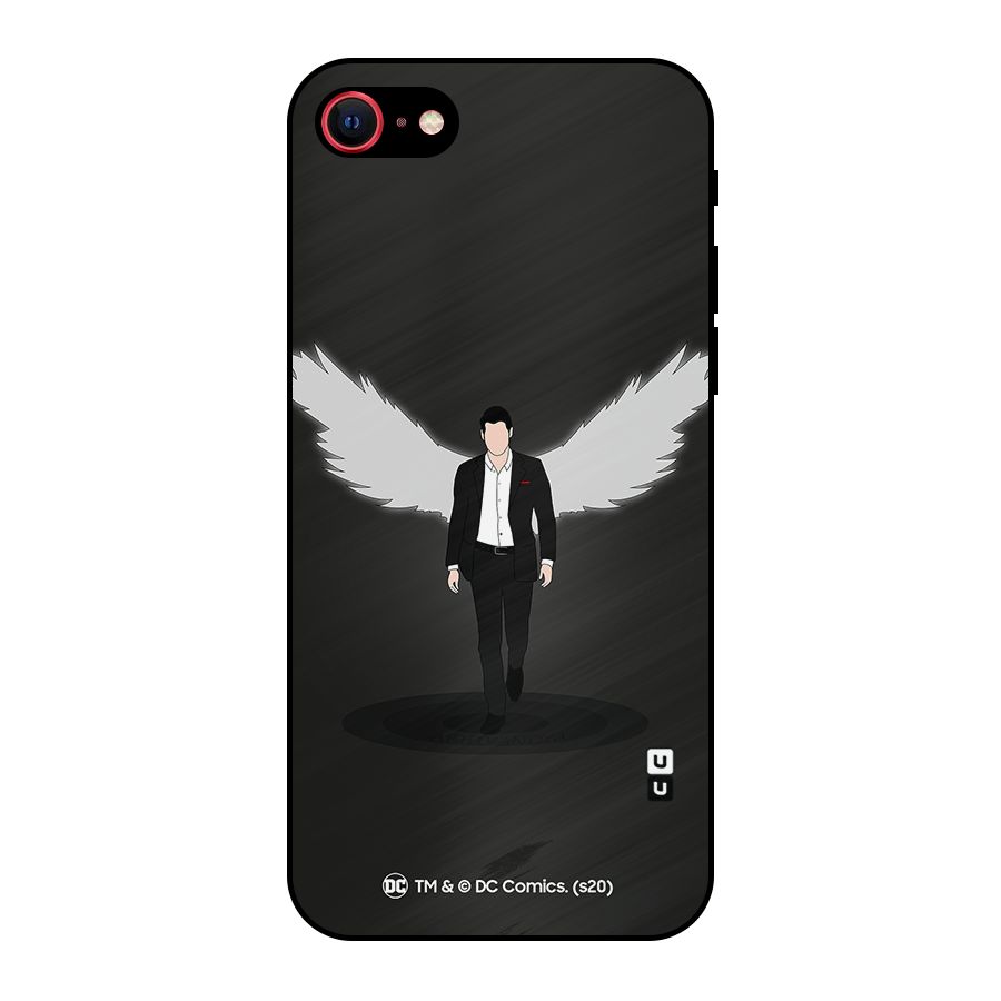 Lucifer Minimalistic Archangel Art Metal Back Case for iPhone 7