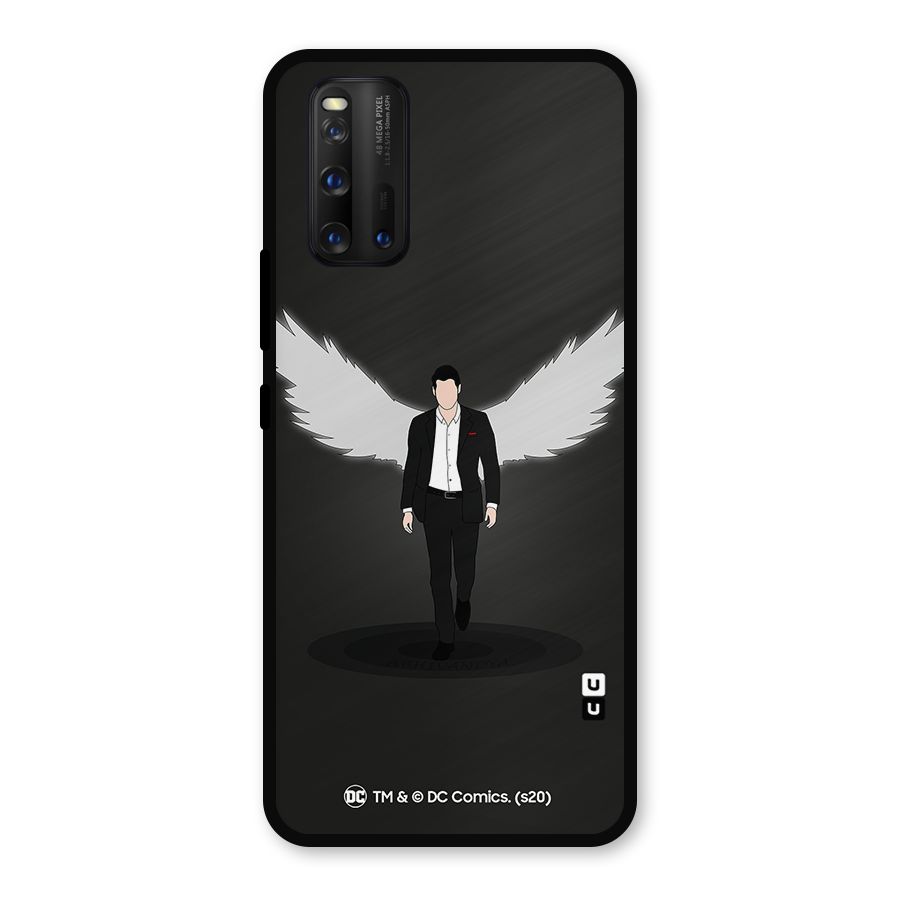 Lucifer Minimalistic Archangel Art Metal Back Case for iQOO 3