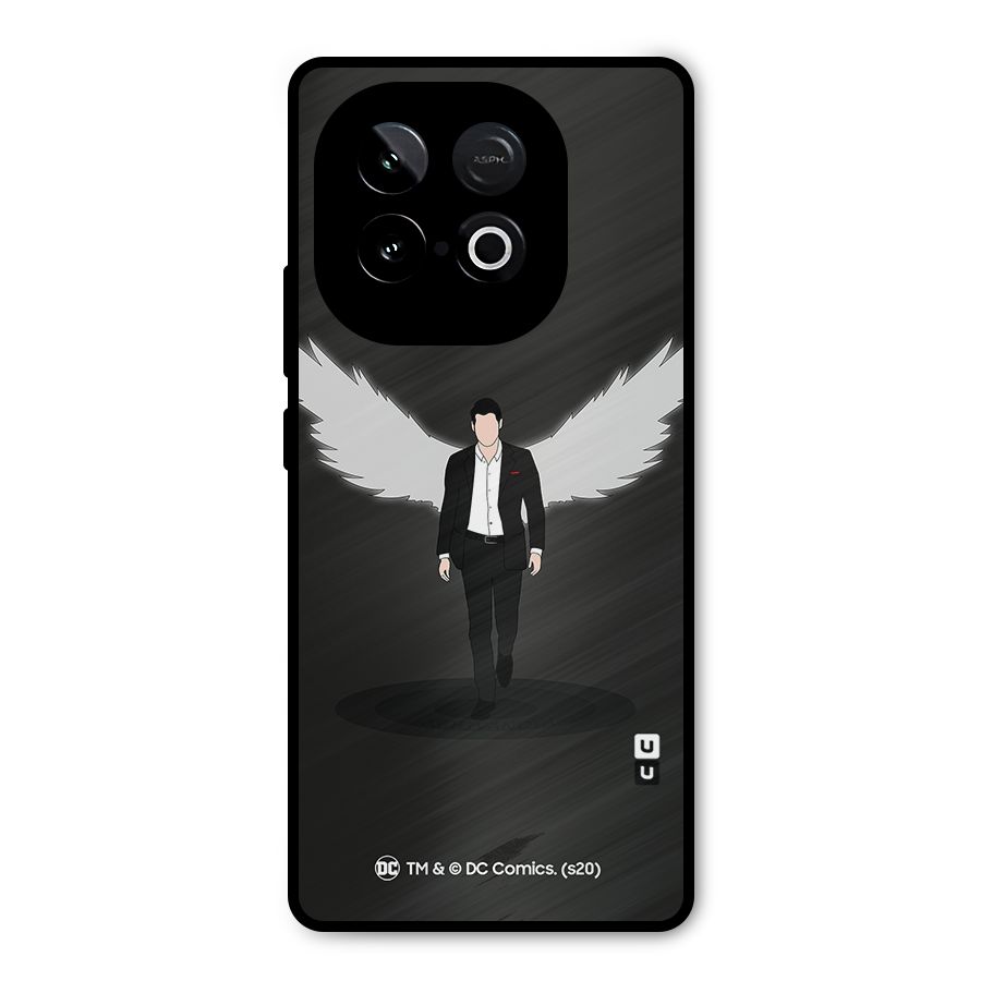 Lucifer Minimalistic Archangel Art Metal Back Case for iQOO Neo 10