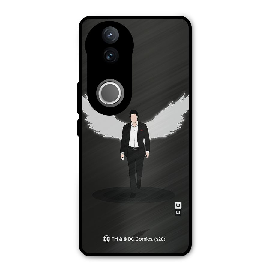 Lucifer Minimalistic Archangel Art Metal Back Case for iQOO Z10R