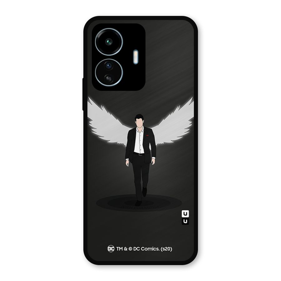Lucifer Minimalistic Archangel Art Metal Back Case for vivo iQOO Z6 Lite 5G