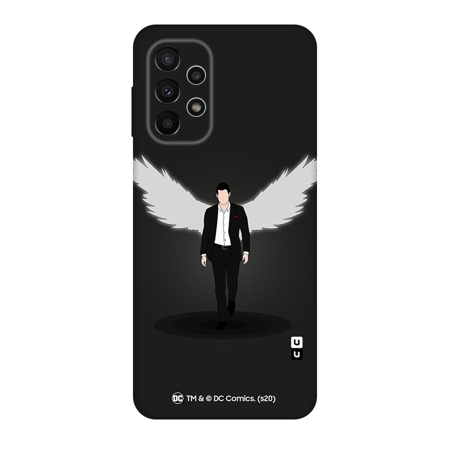 Lucifer Minimalistic Archangel Art Original Polycarbonate Back Case for Galaxy A23