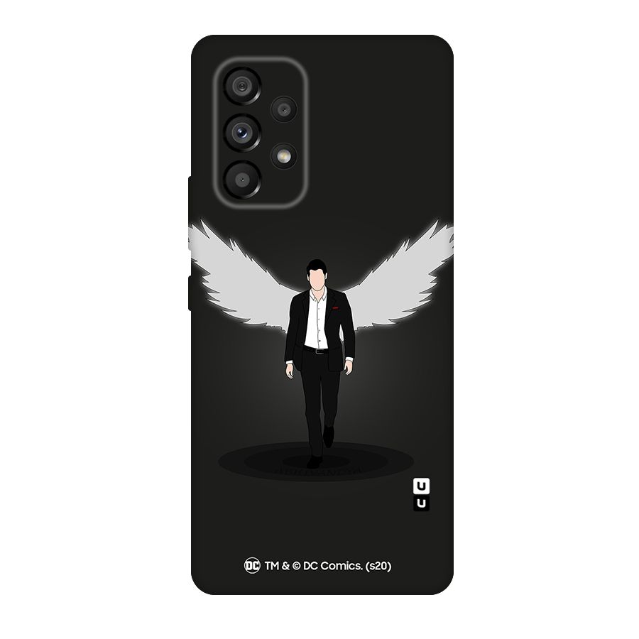 Lucifer Minimalistic Archangel Art Original Polycarbonate Back Case for Galaxy A53 5G