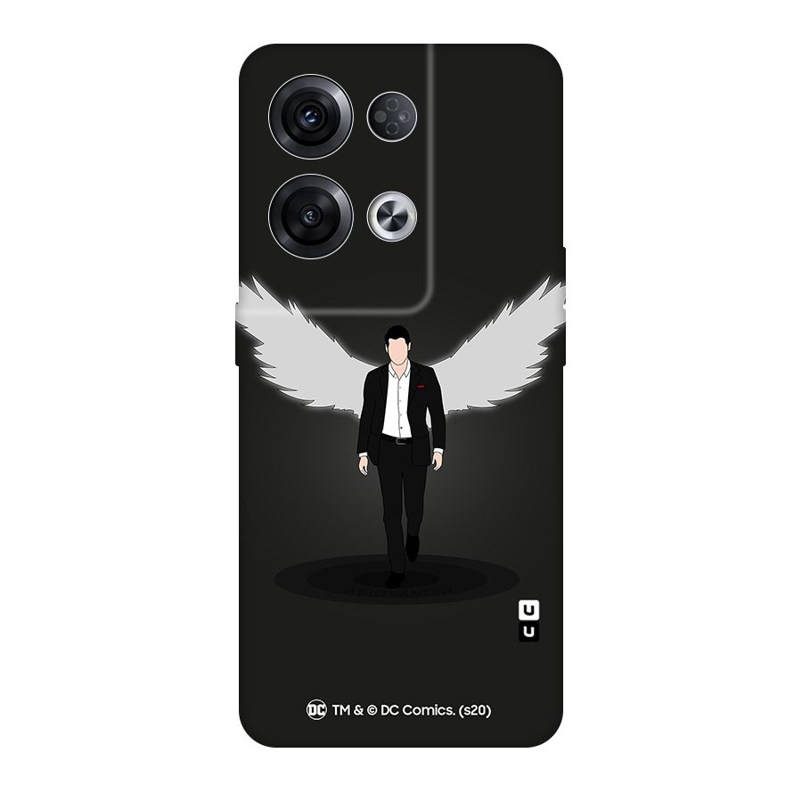 Lucifer Minimalistic Archangel Art Original Polycarbonate Back Case for Oppo Reno8 Pro 5G