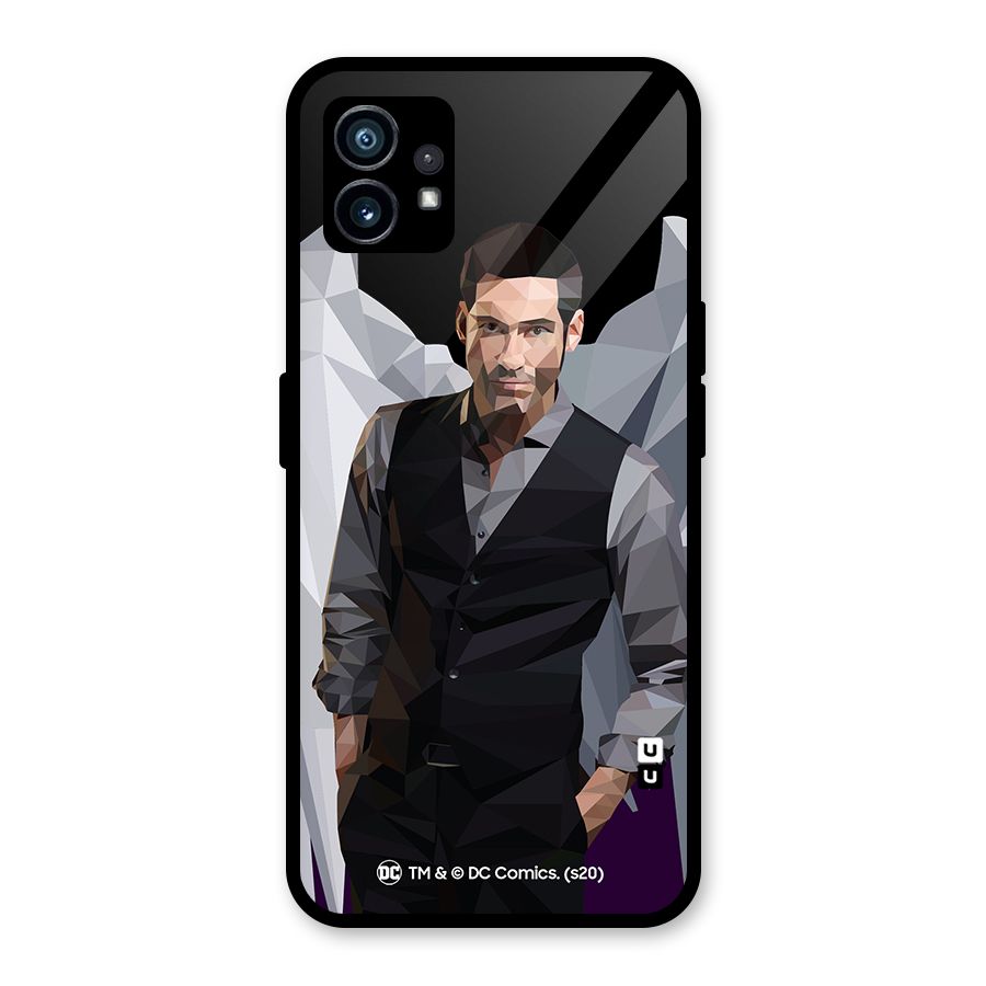Lucifer Morningstar Art Abstract Glass Back Case for Nothing Phone 1