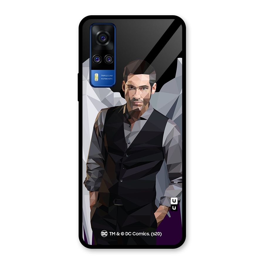 Lucifer Morningstar Art Abstract Glass Back Case for Vivo Y31