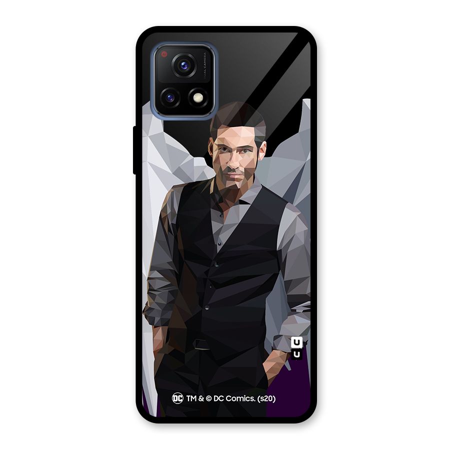 Lucifer Morningstar Art Abstract Glass Back Case for Vivo Y72 5G