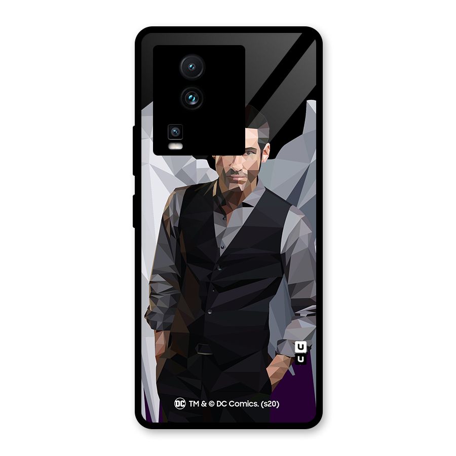 Lucifer Morningstar Art Abstract Glass Back Case for Vivo iQOO Neo 7
