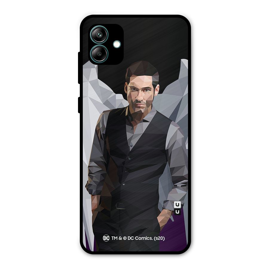 Lucifer Morningstar Art Abstract Metal Back Case for Galaxy A04