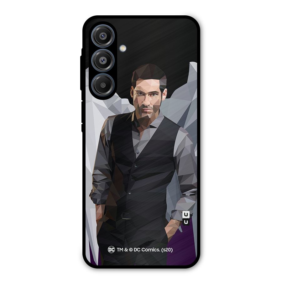 Lucifer Morningstar Art Abstract Metal Back Case for Galaxy A16 5G