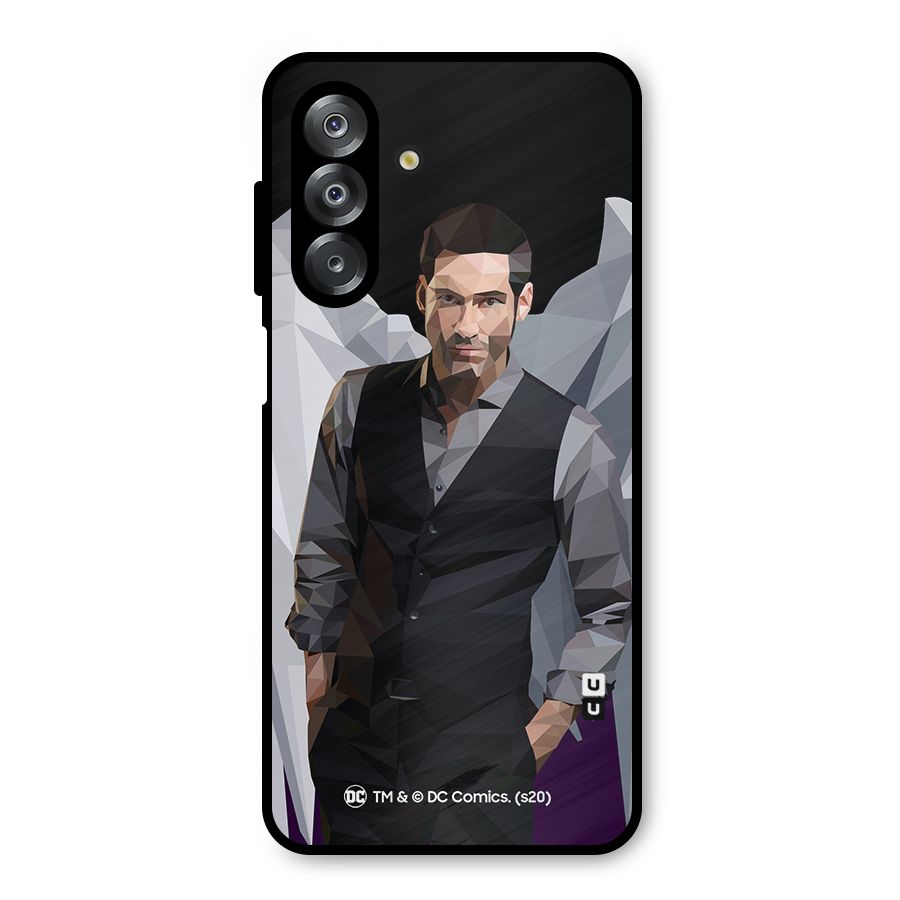 Lucifer Morningstar Art Abstract Metal Back Case for Galaxy A26