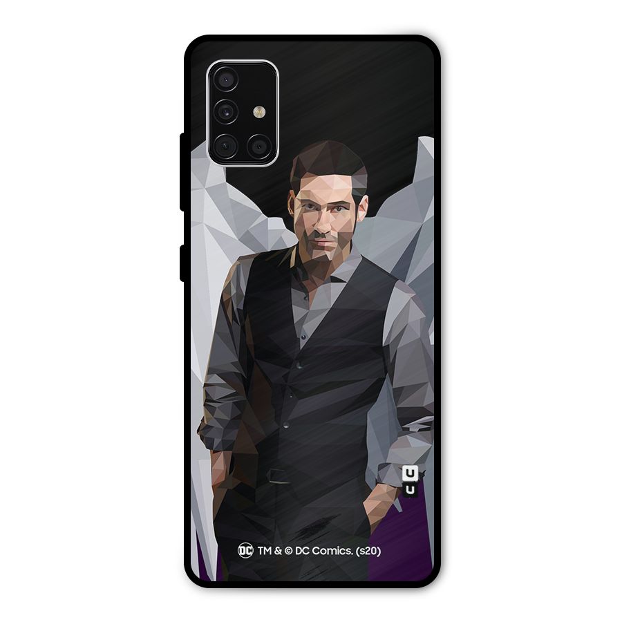 Lucifer Morningstar Art Abstract Metal Back Case for Galaxy A51