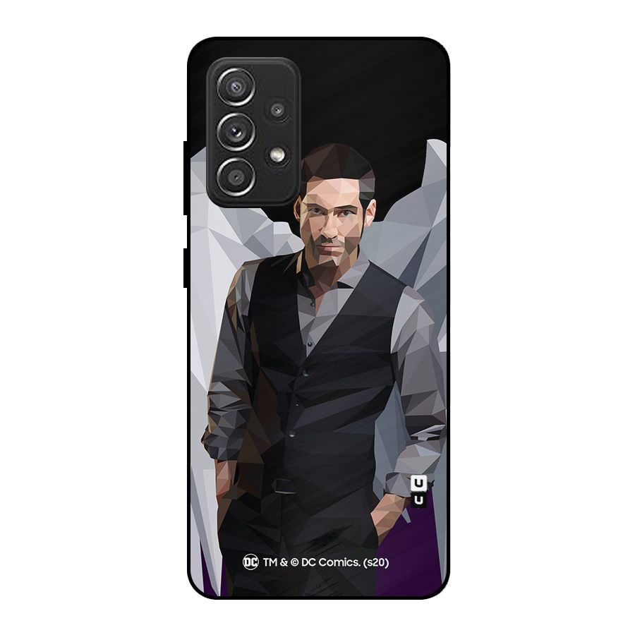 Lucifer Morningstar Art Abstract Metal Back Case for Galaxy A52s 5G