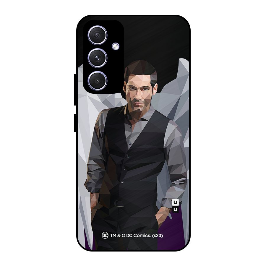 Lucifer Morningstar Art Abstract Metal Back Case for Galaxy A54