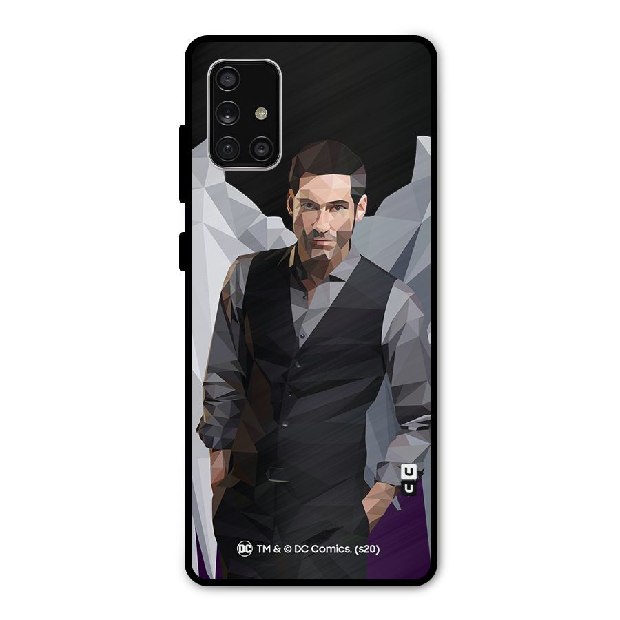 Lucifer Morningstar Art Abstract Metal Back Case for Galaxy A71