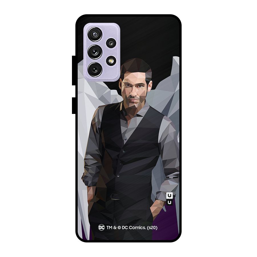 Lucifer Morningstar Art Abstract Metal Back Case for Galaxy A72