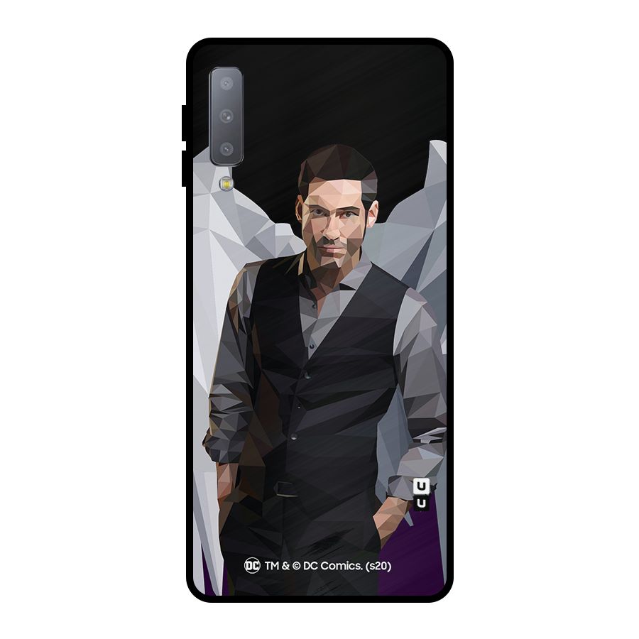 Lucifer Morningstar Art Abstract Metal Back Case for Galaxy A7 (2018)