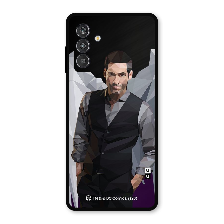 Lucifer Morningstar Art Abstract Metal Back Case for Galaxy F13