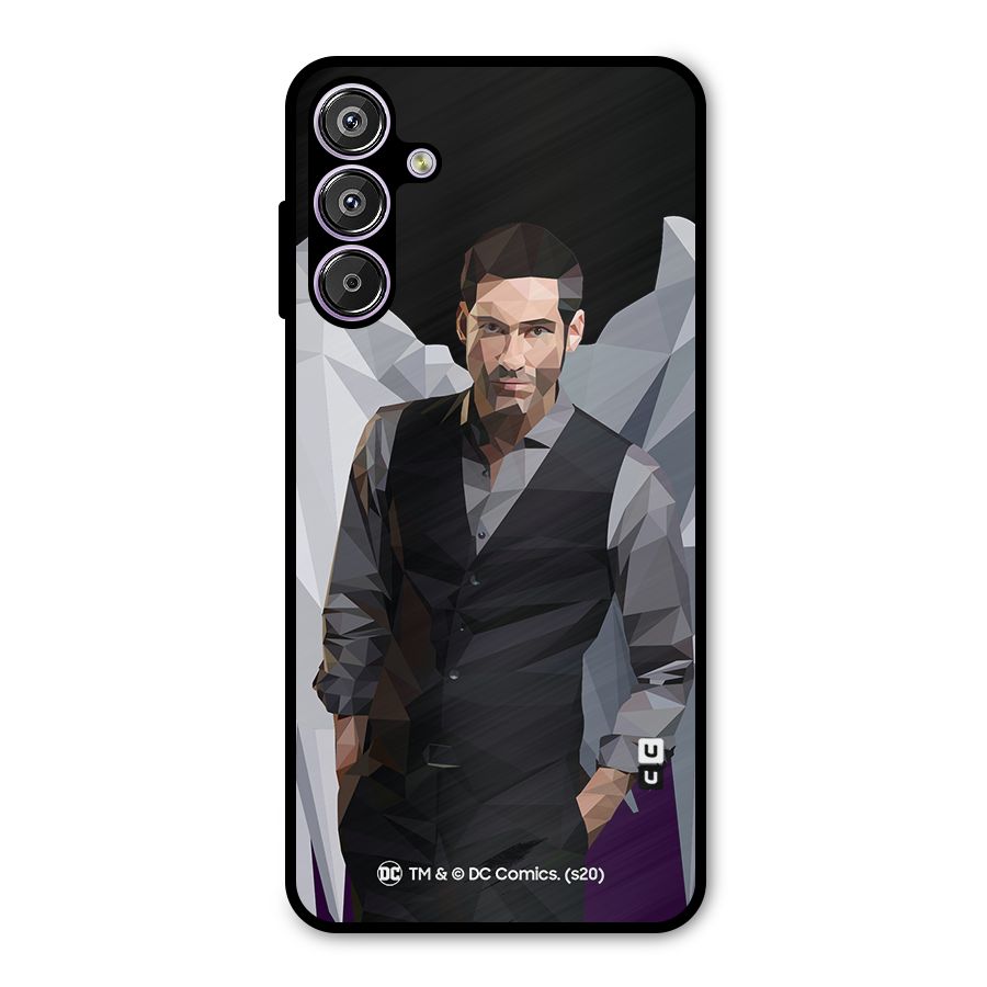 Lucifer Morningstar Art Abstract Metal Back Case for Galaxy F15