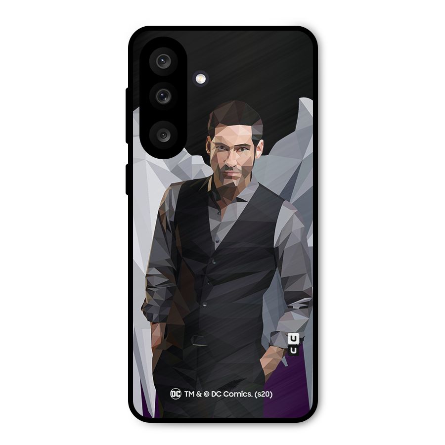 Lucifer Morningstar Art Abstract Metal Back Case for Galaxy F56