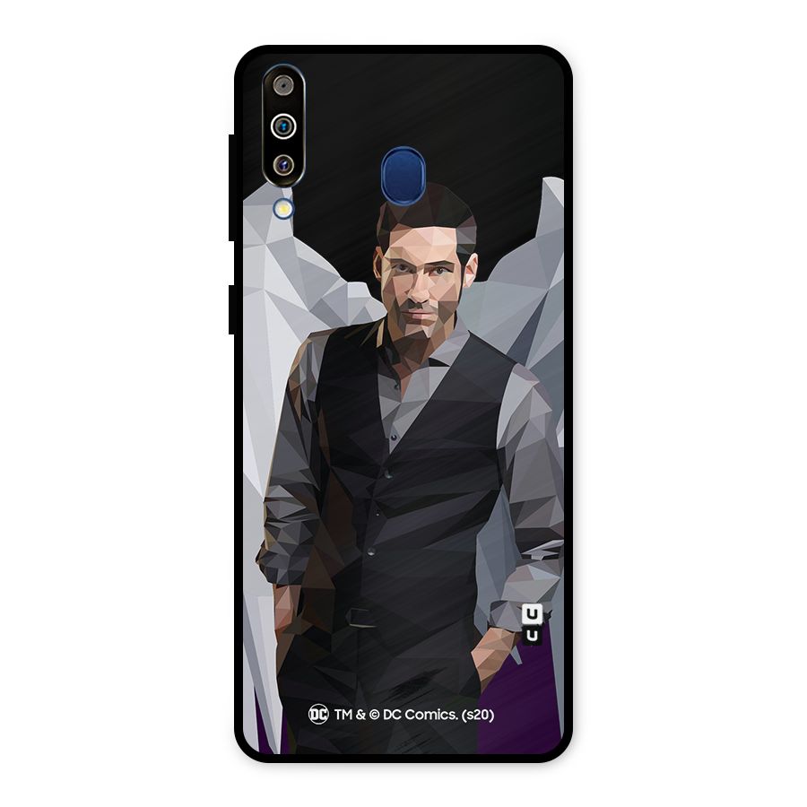 Lucifer Morningstar Art Abstract Metal Back Case for Galaxy M30