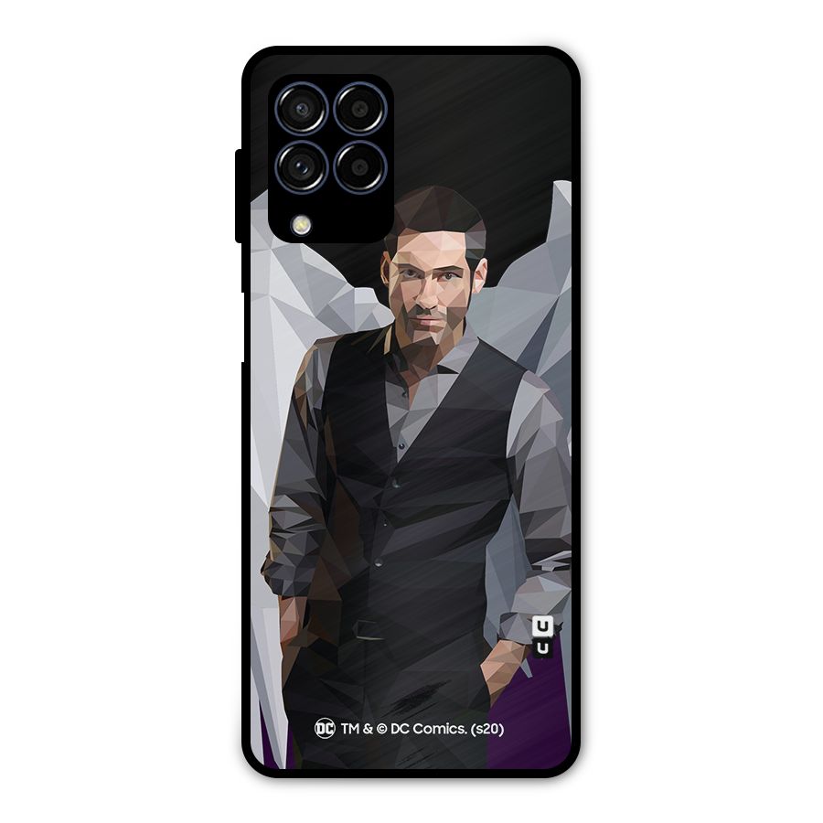 Lucifer Morningstar Art Abstract Metal Back Case for Galaxy M53 5G