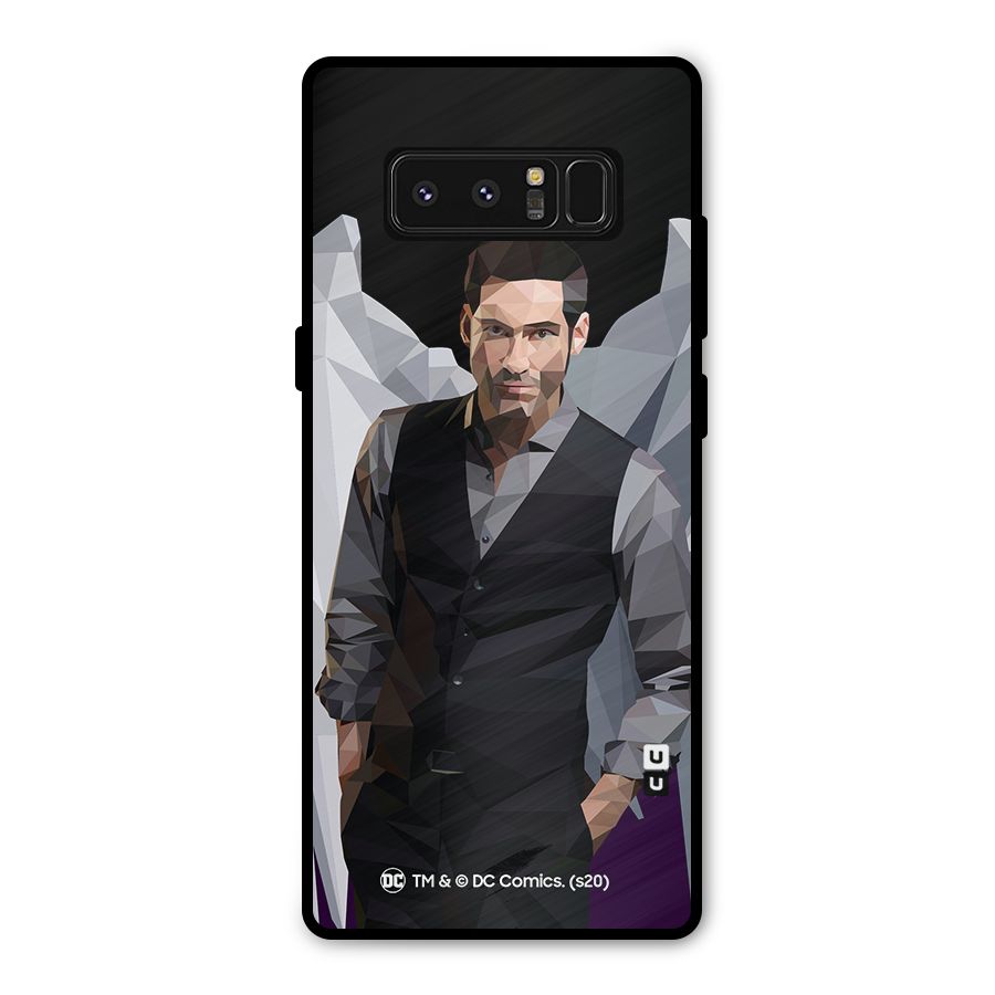 Lucifer Morningstar Art Abstract Metal Back Case for Galaxy Note 8