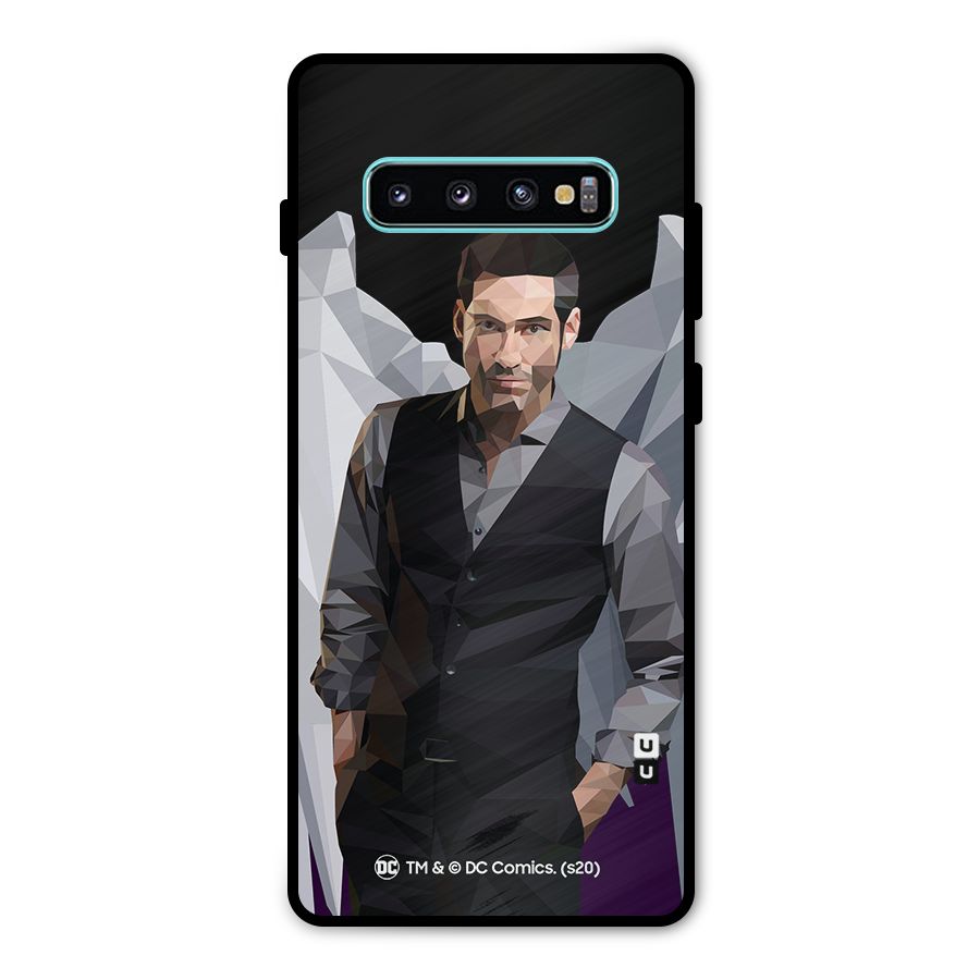 Lucifer Morningstar Art Abstract Metal Back Case for Galaxy S10 Plus