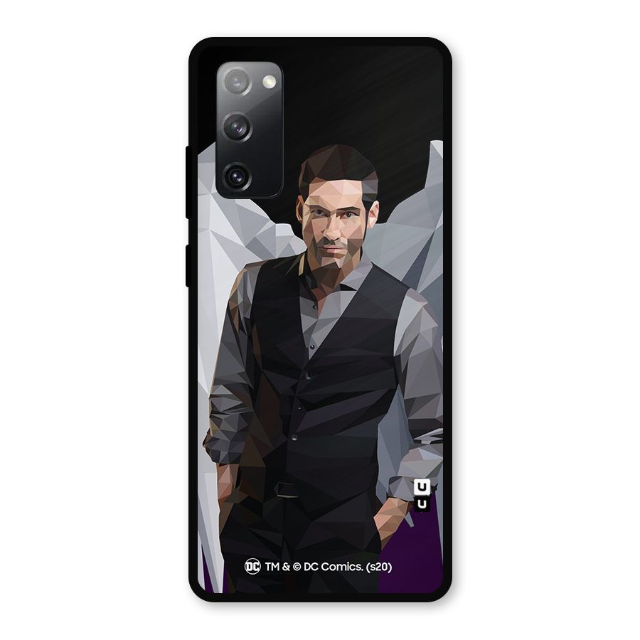 Lucifer Morningstar Art Abstract Metal Back Case for Galaxy S20 FE 5G
