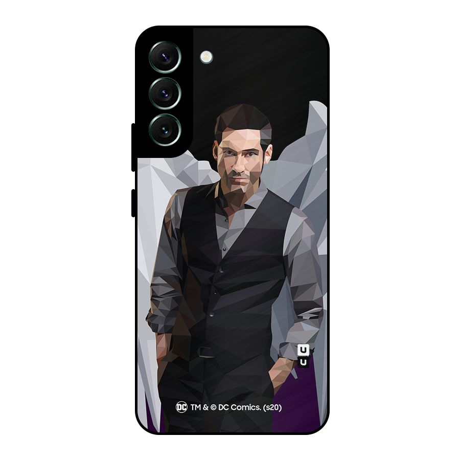 Lucifer Morningstar Art Abstract Metal Back Case for Galaxy S22 Plus 5G