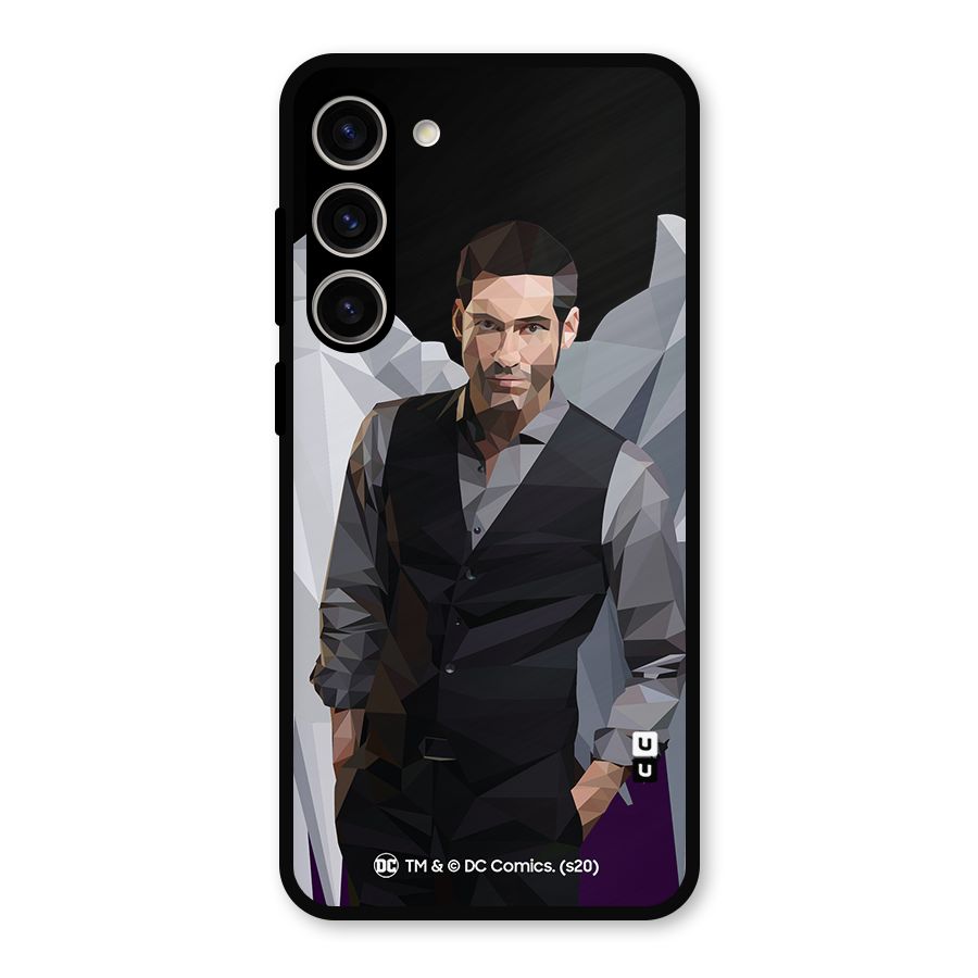 Lucifer Morningstar Art Abstract Metal Back Case for Galaxy S23 Plus