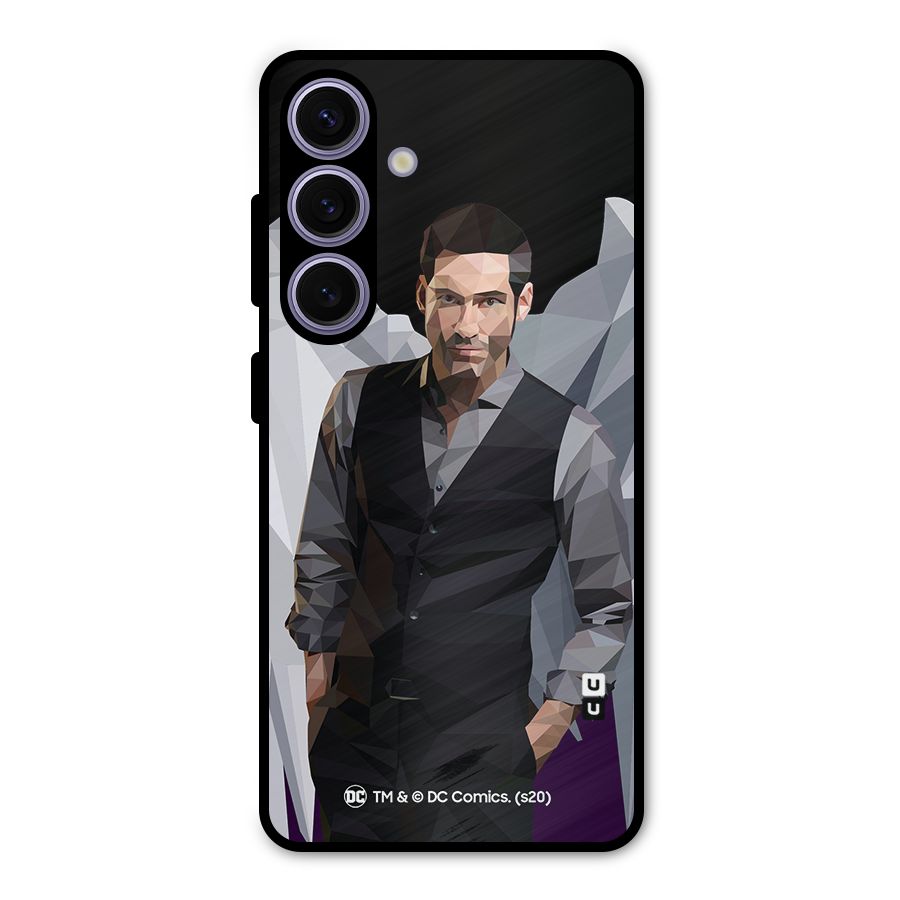 Lucifer Morningstar Art Abstract Metal Back Case for Galaxy S24