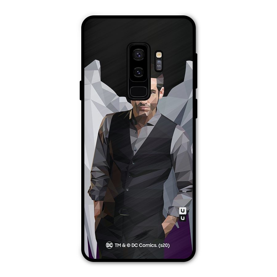 Lucifer Morningstar Art Abstract Metal Back Case for Galaxy S9 Plus