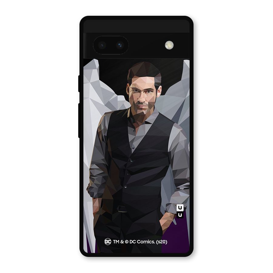 Lucifer Morningstar Art Abstract Metal Back Case for Google Pixel 6a