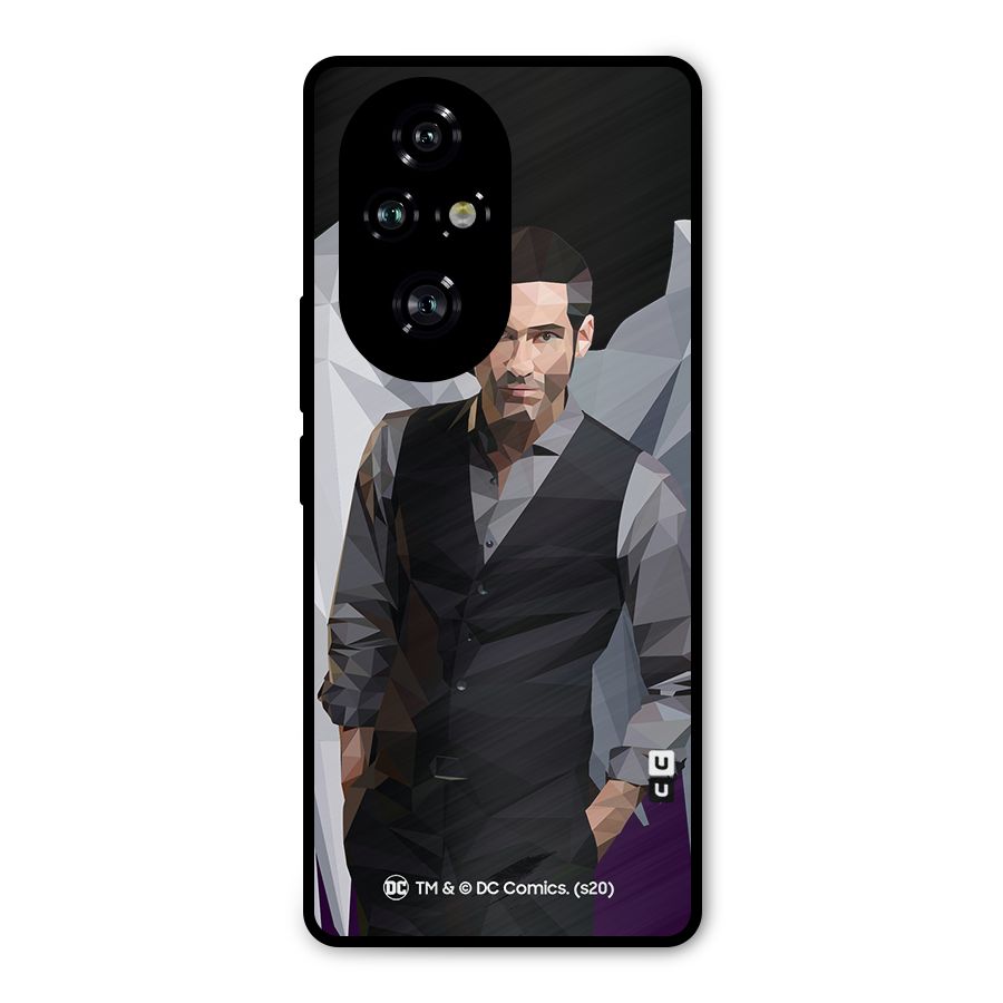 Lucifer Morningstar Art Abstract Metal Back Case for Honor 200 Pro