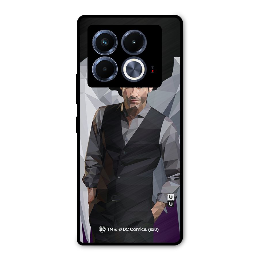 Lucifer Morningstar Art Abstract Metal Back Case for Infinix Note 40 5G