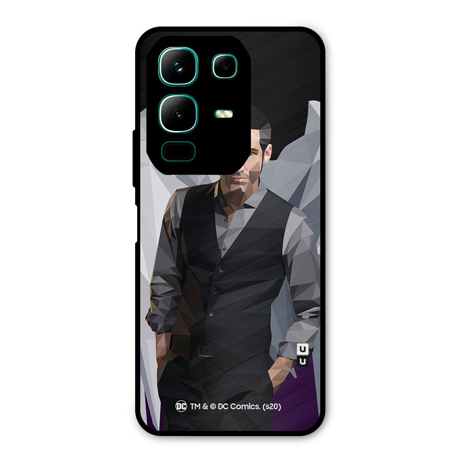 Lucifer Morningstar Art Abstract Metal Back Case for Infinix Note 50x