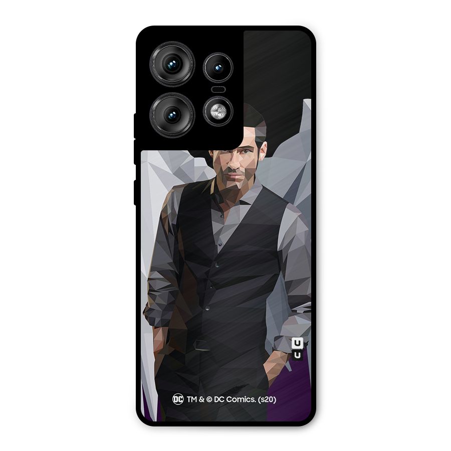 Lucifer Morningstar Art Abstract Metal Back Case for Motorola Edge 50 Pro