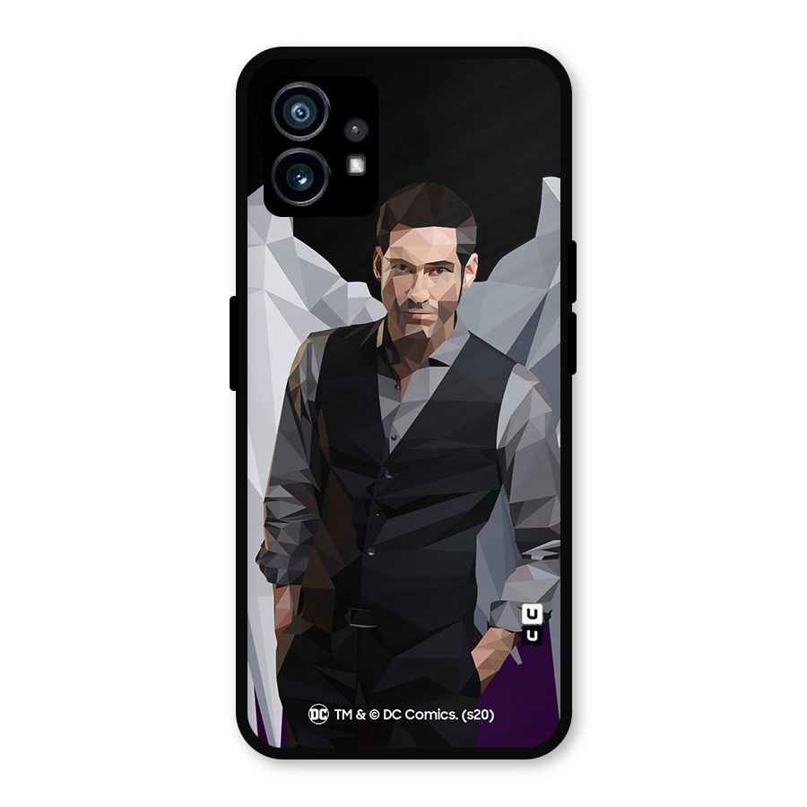 Lucifer Morningstar Art Abstract Metal Back Case for Nothing Phone 1