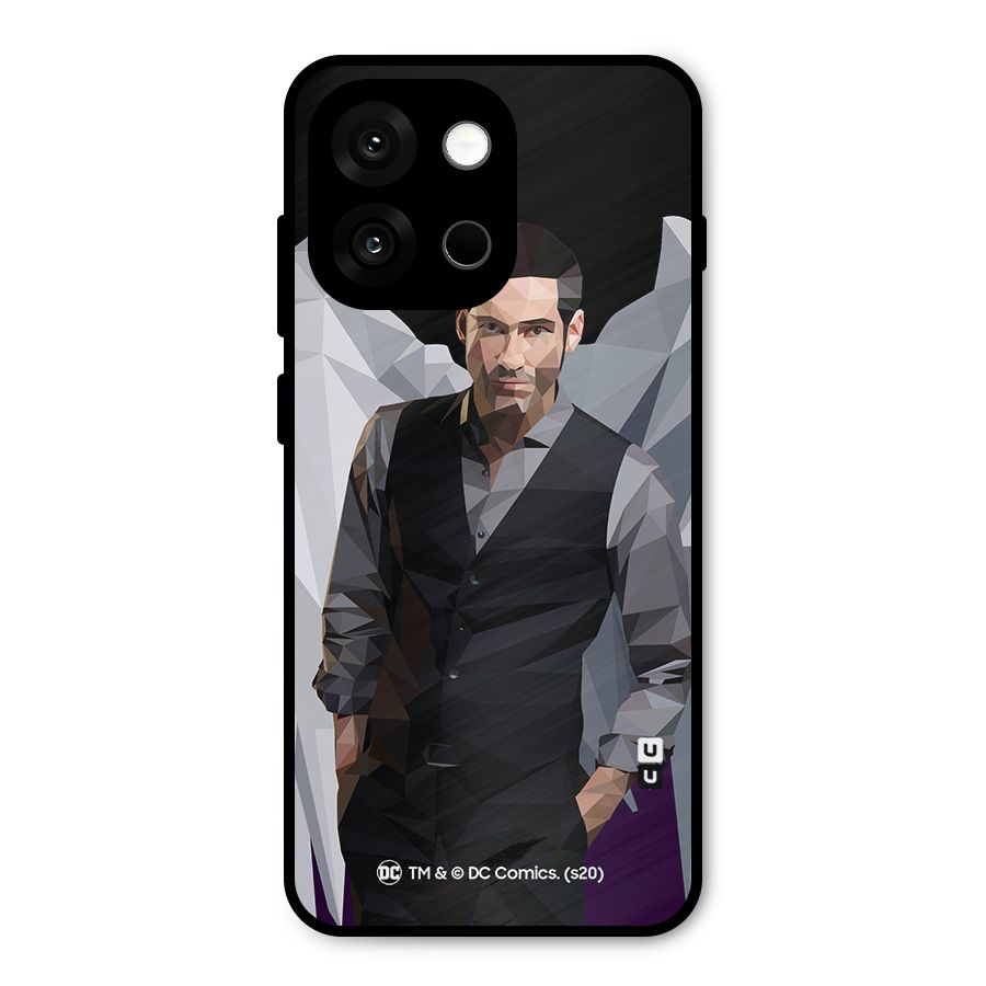 Lucifer Morningstar Art Abstract Metal Back Case for OnePlus 13s