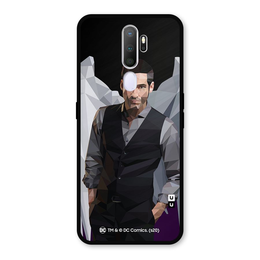 Lucifer Morningstar Art Abstract Metal Back Case for Oppo A9 (2020)
