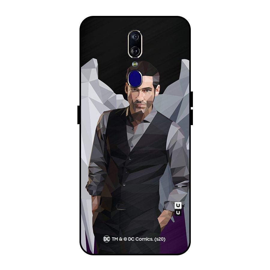 Lucifer Morningstar Art Abstract Metal Back Case for Oppo F11