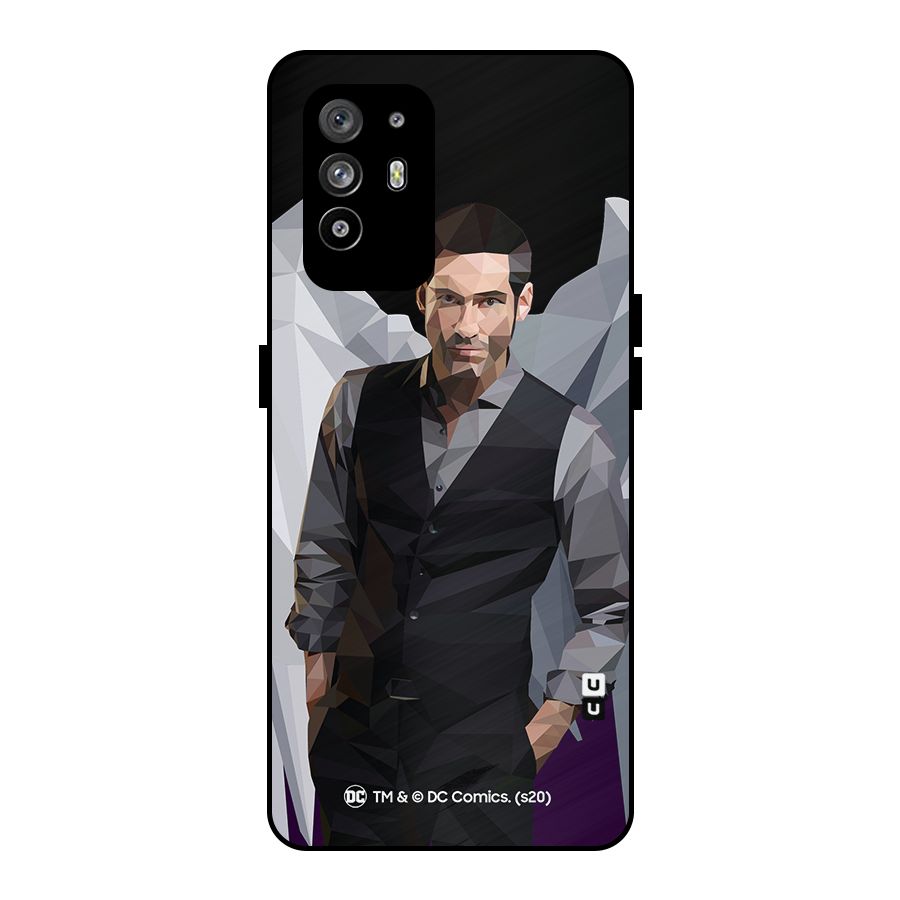 Lucifer Morningstar Art Abstract Metal Back Case for Oppo F19 Pro Plus 5G