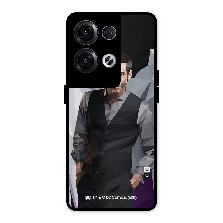 Lucifer Morningstar Art Abstract Metal Back Case for Oppo Reno8 Pro 5G
