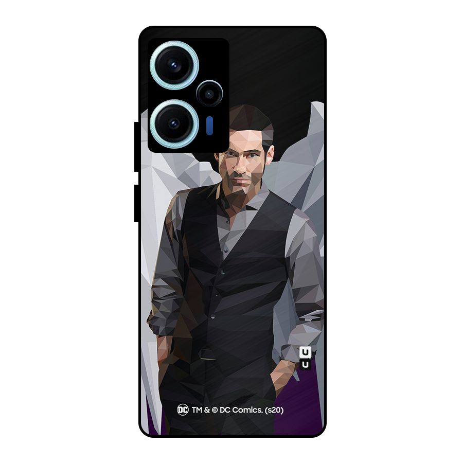 Lucifer Morningstar Art Abstract Metal Back Case for Poco F5